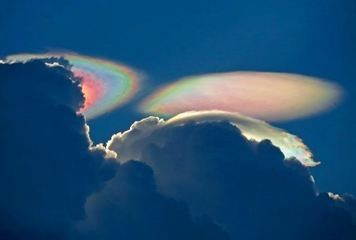 Photo:  A 'fire rainbow' over South Florida.